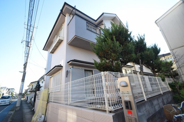 ピアハイツ南大野の外観|閑静な住宅街です：ピアハイツ南大野