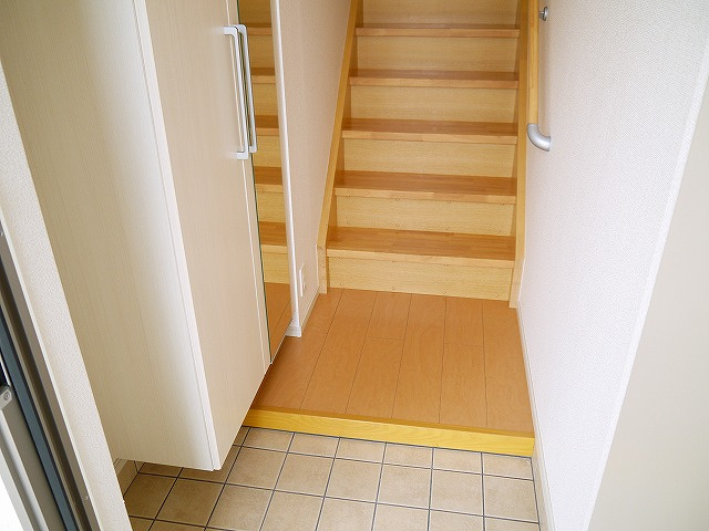 ランドマーク桜井　Ⅰの玄関|ゆったりとした玄関です