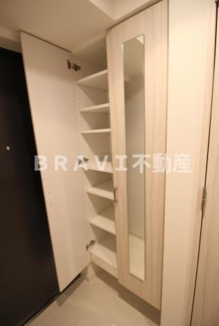 S-RESIDENCE南堀江（エスレジデンスミナミホリエ）　BRAVI不動産の収納|【S-RESIDENCE南堀江】大きなスペースがあり、収納には困りません