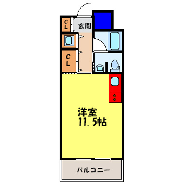 ルナコート塚本の間取り