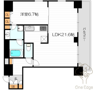 【間取り】 | リバーサイドタワー中之島