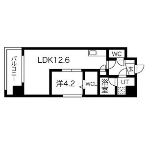 【間取り】 | ルミエール光町Ⅲ | １LDK