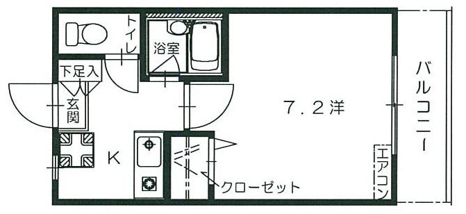 メゾン長束西の間取り|メゾン長束西204