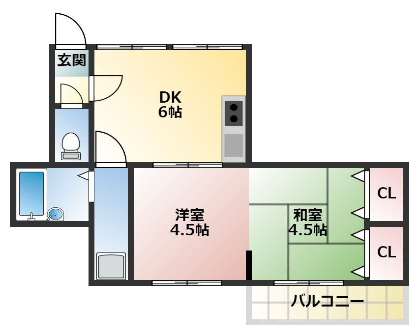 21コスモス恒久の間取り