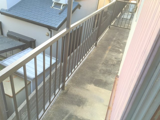 第三藤井荘のバルコニー