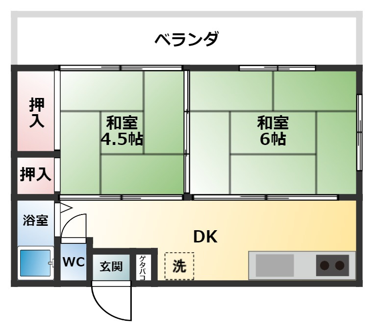 第三藤井荘の間取り