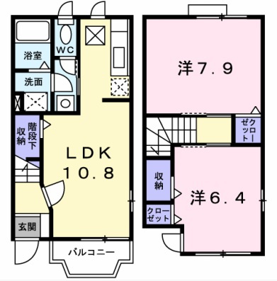 【間取り】 | サニーグレイスM１号館