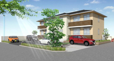 【外観パース】 | クレッセントⅢ