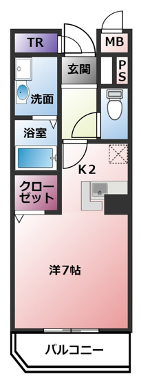 【間取り】 | シャルム山本 | 反転です★