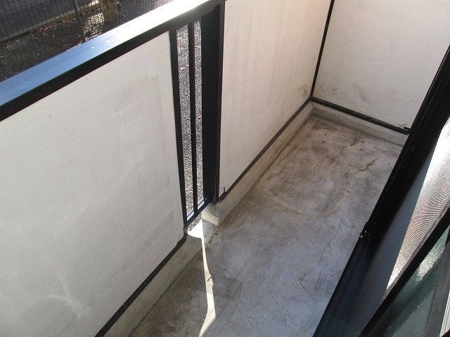 グリーンコートAのバルコニー