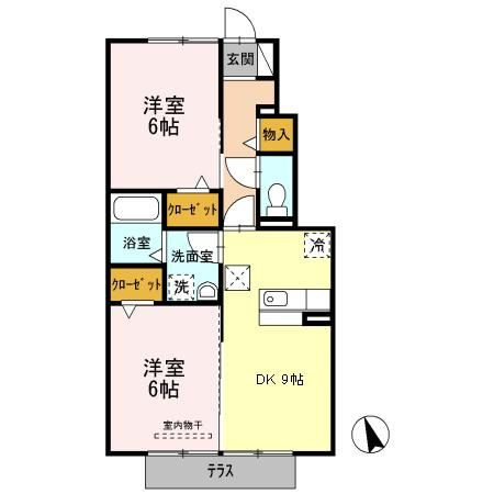 ロジュマン　Ｃ棟の間取り