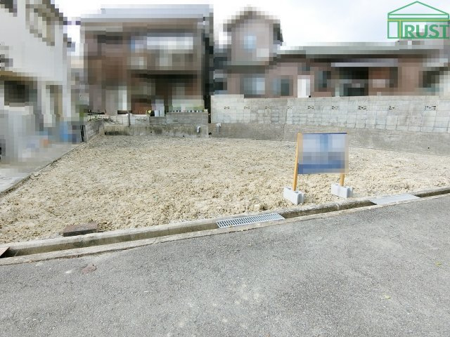 明石市大久保町西嶋 売土地の前面道路含む現地写真