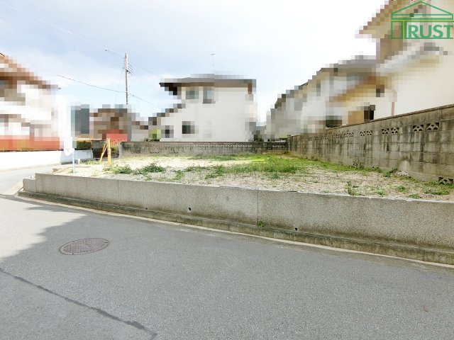 明石市大久保町西嶋 売土地の前面道路含む現地写真