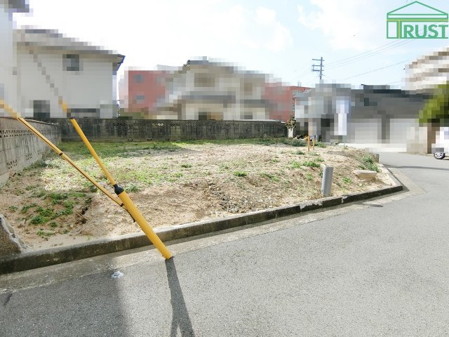 明石市大久保町西嶋 売土地の前面道路含む現地写真