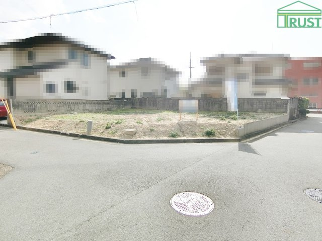 明石市大久保町西嶋 売土地の前面道路含む現地写真