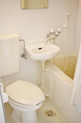 【浴室】 | 第２ムサシビル | 3点ユニットバスです