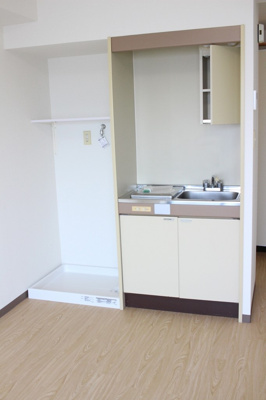 【キッチン】 | 第２ムサシビル | キッチンと室内洗濯機置場です