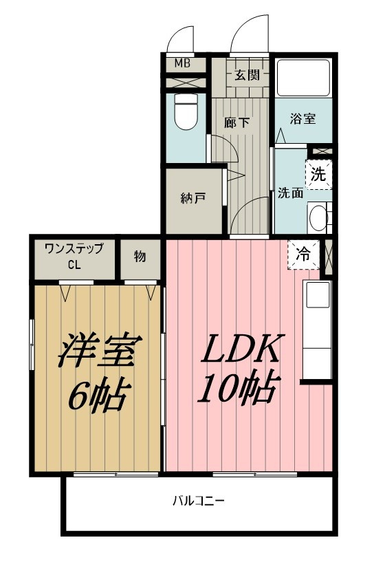 ロイヤルクレッセント西登戸参番館の間取り