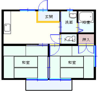 【間取り】 | ベルハイツⅡ