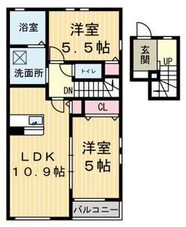 【間取り】 | グリーンガーデンⅡ