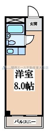 【間取り】 | グロースハイツ菱屋西