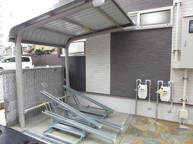 コモドビラＮⅠのその他共用部分|自転車置き場です