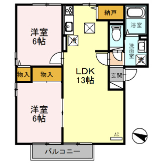 【間取り】 | メルベーユF
