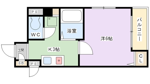 Ｍ’プラザ 香里弐番館の間取り|Ｆタイプ