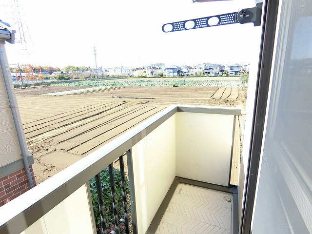 町田タウンハウスBのバルコニー