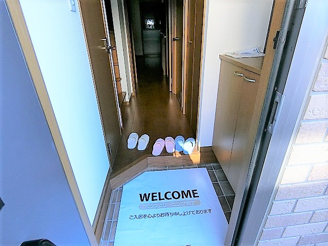 町田タウンハウスBの玄関