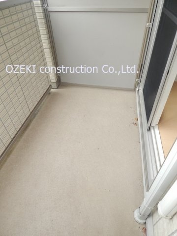 キャッソル嵯峨のバルコニー