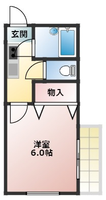 エレメント神宮東Ⅰの間取り