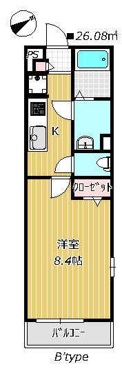 【間取り】 | リブリ・ルフェリドーチェ 船橋 | 開放的な空間