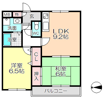 【間取り】 | アヴィタ武庫之荘南