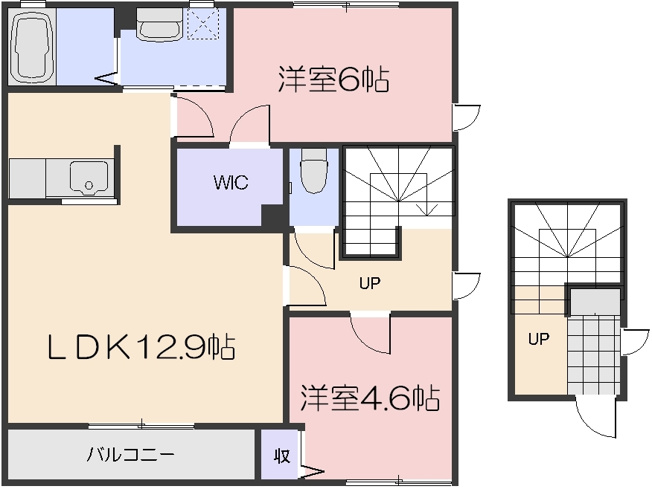 【間取り】 | ル・シェモア　I