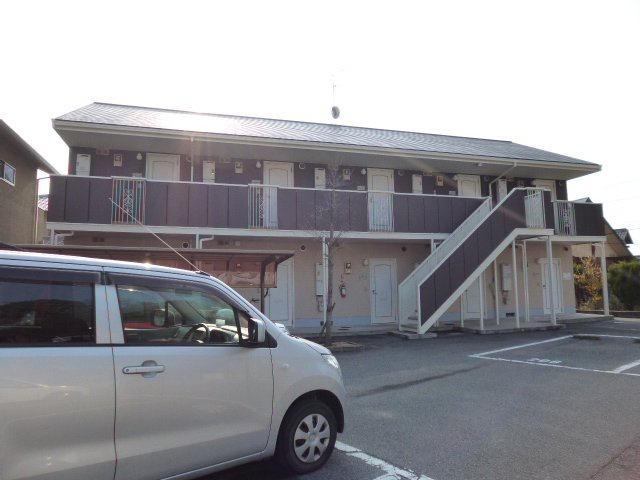 倉敷市松島のアパートの外観