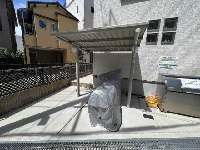 池田市住吉１丁目のアパートのその他共用部分|自転車置場