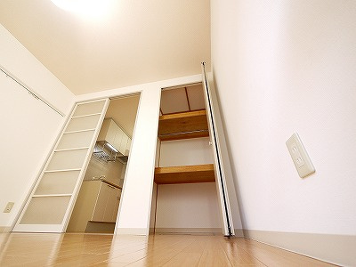 グレースヴィラ河合の収納|大きなものも収納できそうです