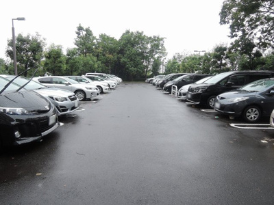 【駐車場】 | サントゥール中川第9-5号棟 | 平置き駐車場