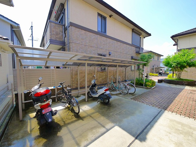 ヴィルヌーブ　Ｄ棟（新町）のその他共用部分|駐輪場