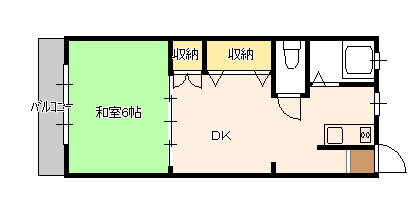 【間取り】 | コーポラス辰巳