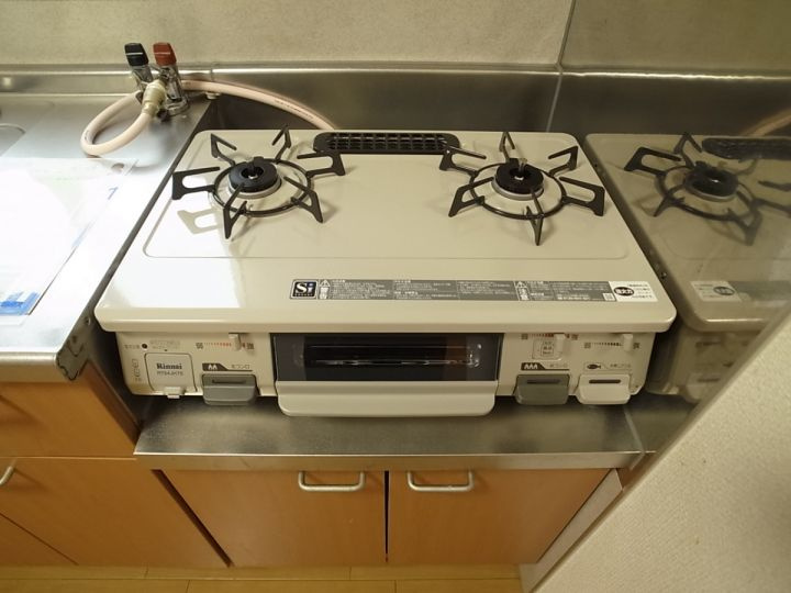 アパートメントフクイのキッチン