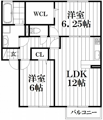 【間取り】 | エスポワールＫⅣ