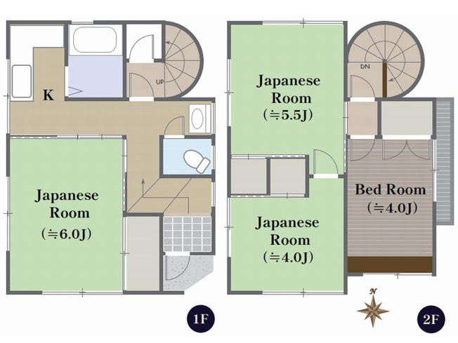 【間取り】 | 山科区小山谷田町　中古戸建（賃貸オーナーチェンジ）