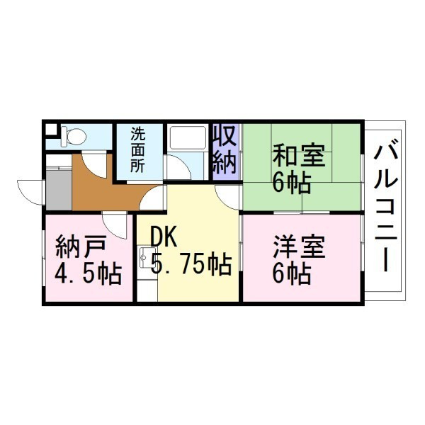 ケスハイツ一色の間取り