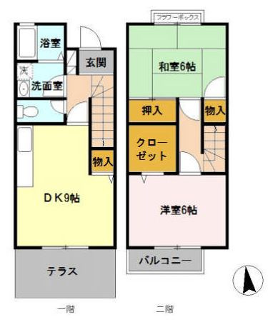 エーデルハイムスズキAの間取り