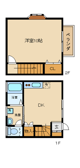 【間取り】 | コットンハウスD棟