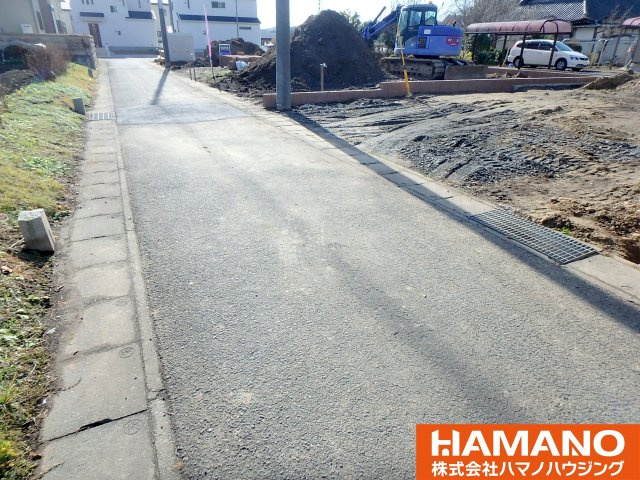 桜川明日香第2の前面道路含む現地写真