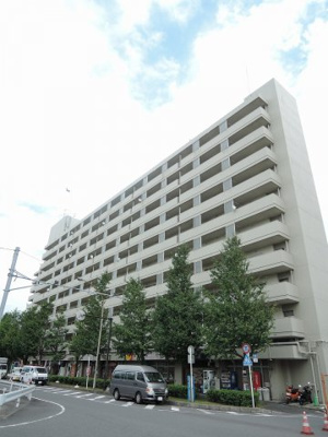 【外観】 | 横浜マリンハイツ1号館 | 南東向きバルコニーにつき陽当り良好です♪