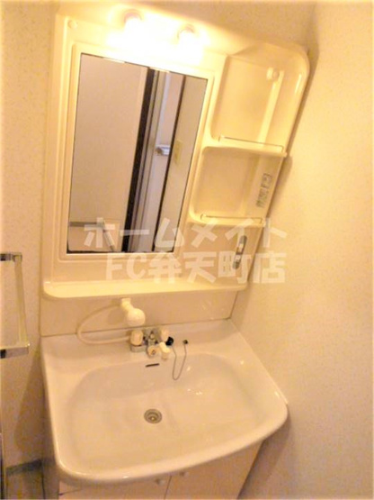 【洗面所】 | スペースが確保できる洗面所です